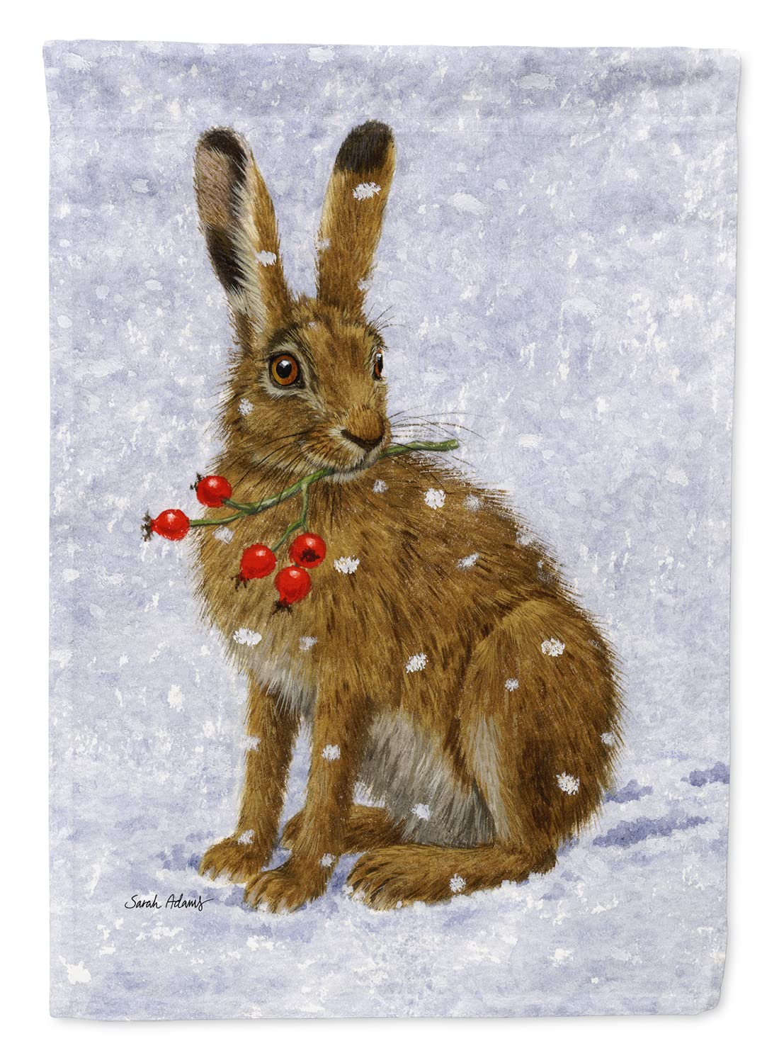 Drapeau de maison grand format pour égayer une façade terne avec un motif lapin