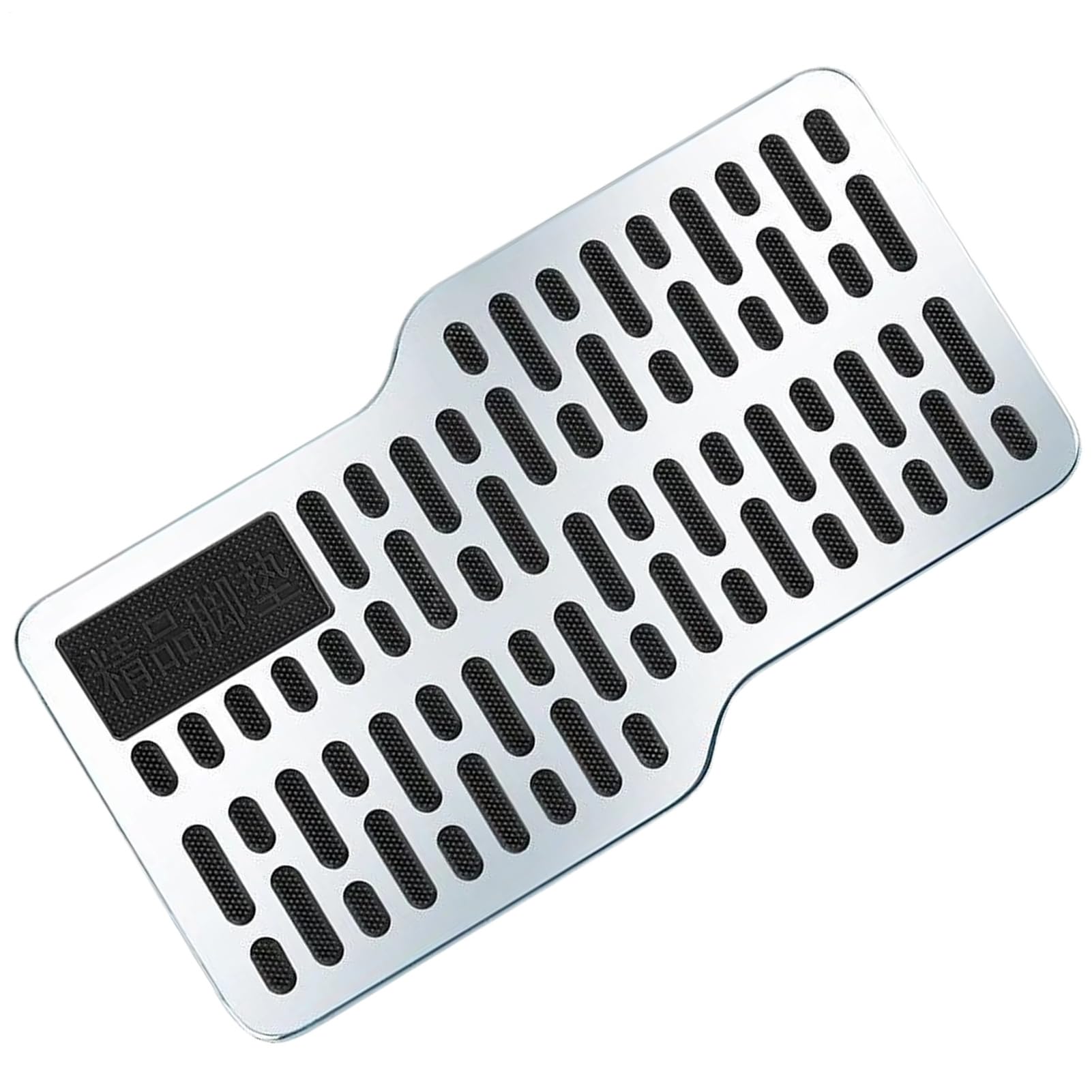Piastra per tallone, tappetino di protezione per il tallone, in acciaio inox, resistente all'usura, pedale antiscivolo per le donne accessori per auto