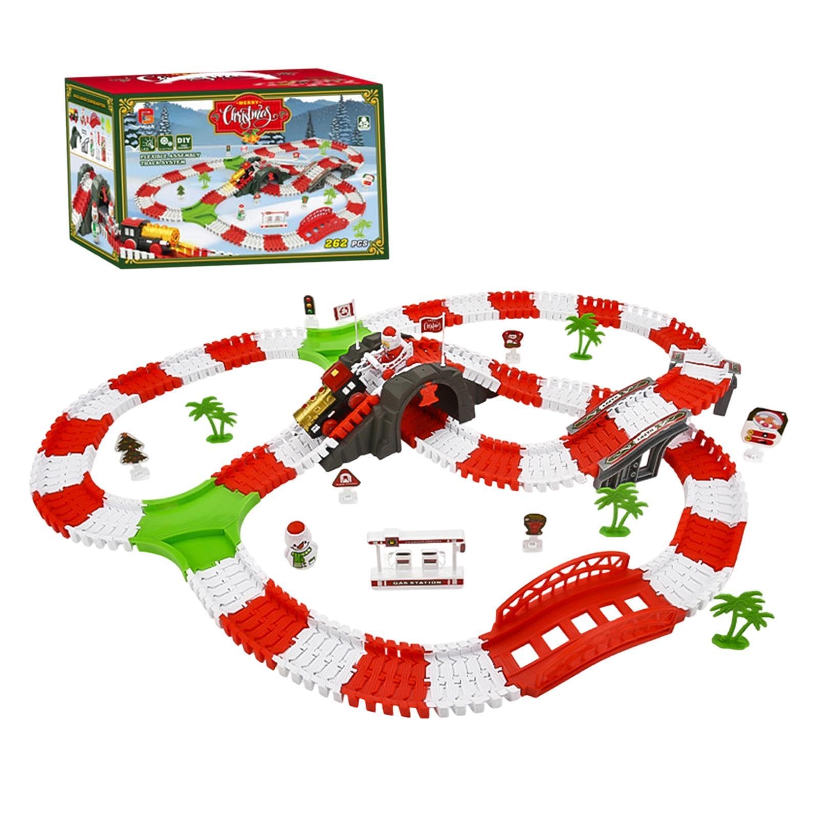 Set Pista Macchine da Corsa Veicolo Giocattolo Elettrico da Montare a