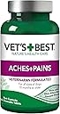 Vet’s Best Hip & Joint Supplement for Dogs, Glucosamine, MSM & Bromelain Joint Support for Mobility & Comfort, Dog Arthritis & Inflammation Support Chewable Tablets, Vet Formulated, 50 Count