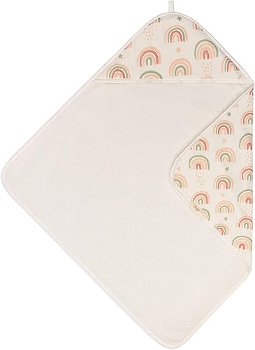Vista 43 de Crane Baby Toalla con capucha - 100% algodón y tela de rizo, teñido anudado rosa, 30 x 30 pulgadas, toalla de playa y baño con capucha para bebé