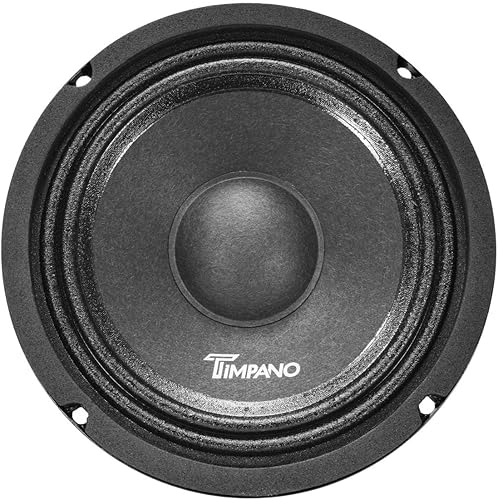 Miniatura 17 de Timpano Altavoz de rango medio poco profundo de 6.5 pulgadas, 500 vatios de potencia máxima TPT-MR6-4 PRO, 6.5 altavoces de rango medio 4 ohmios
