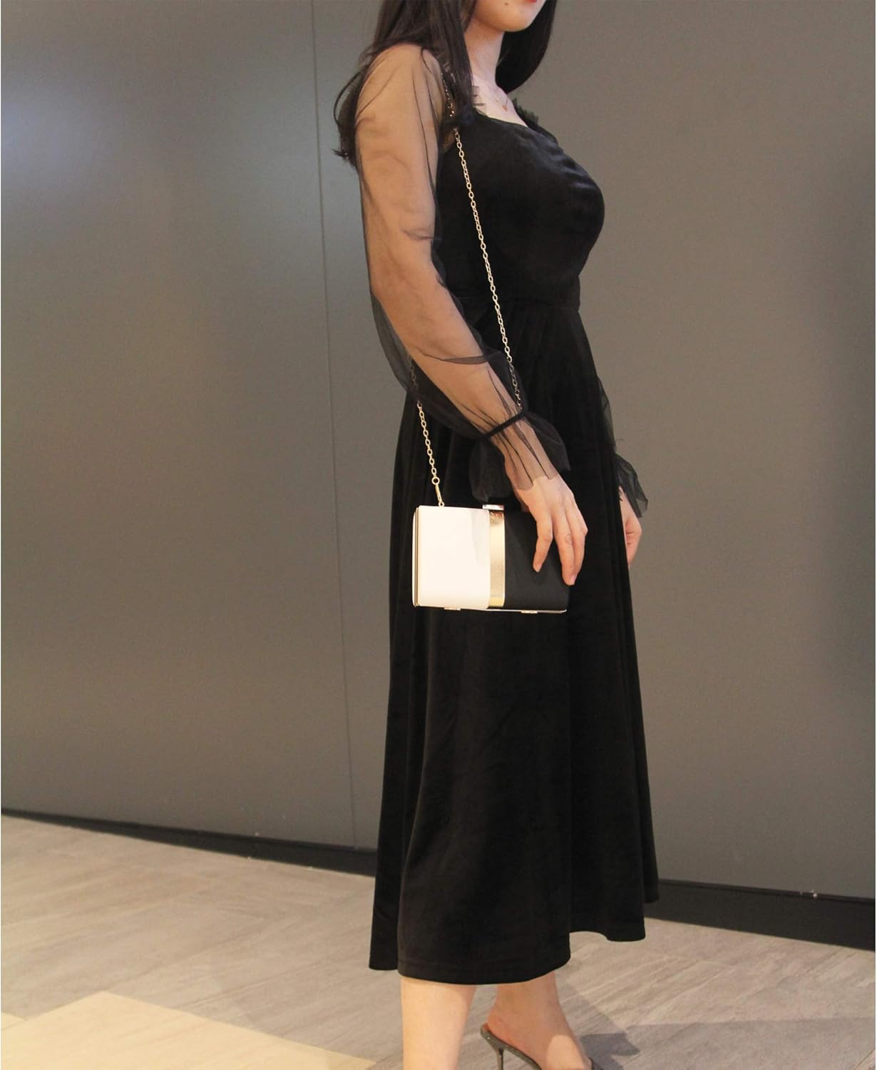 Sparkling Sequin Color-Block Clutch Purse Glamorous Evening Bag for Women Luxury Wedding Prom Party Handbag - Image 3