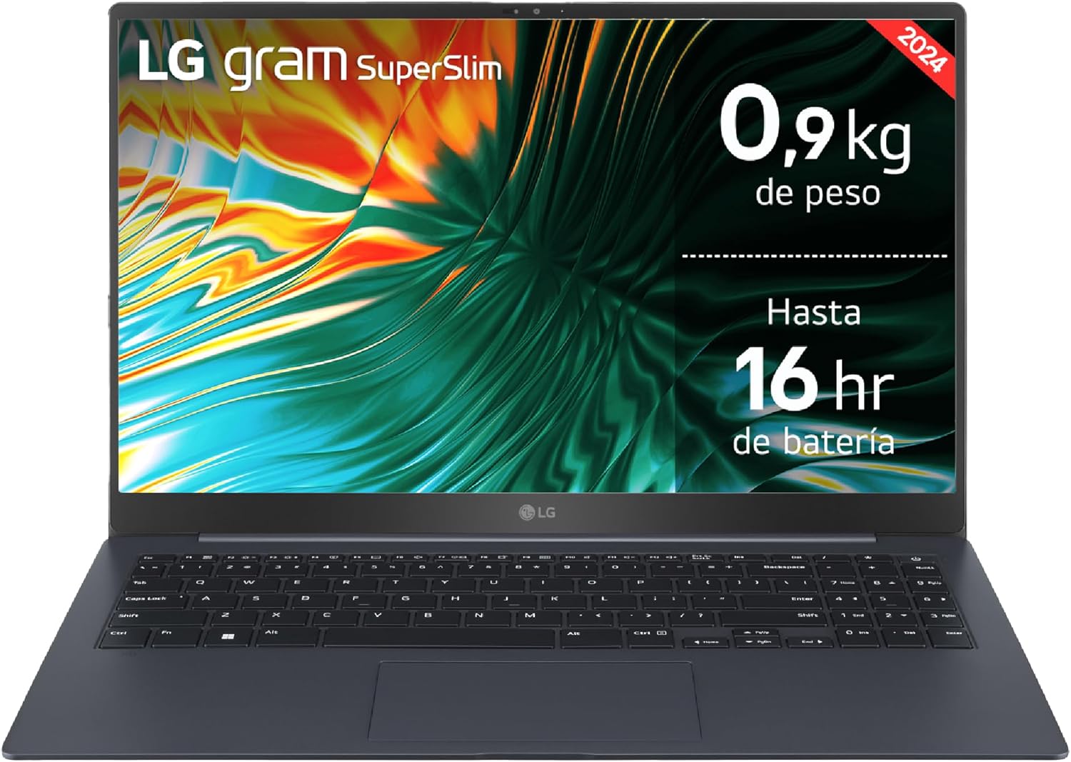 Portátil LG Superslim 15Z90ST-G - Ultraligero 15.6" OLED 1920x1080, Intel Core Ultra 7, 32GB RAM, 512GB SSD, Windows 11 2 LG Superslim 15Z90ST-G.AD75B - Portátil Ultraligero de 39.6 cm (15.6