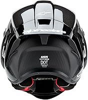 Vista 3 de Alpinestars Supertech R10 Solid Helmet, Carbon Shell, CE-Certified, Advanced Ventilation & Fit