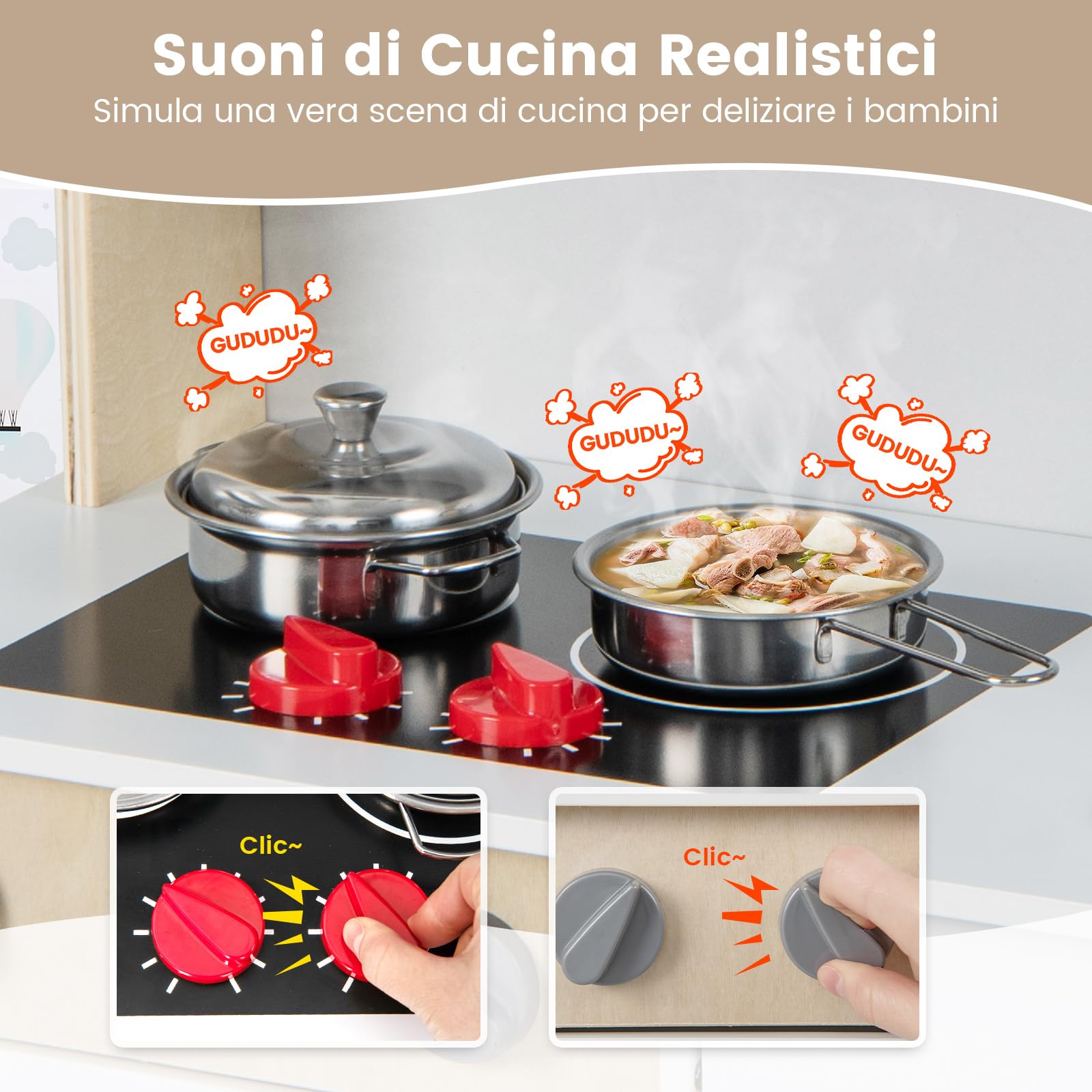 Relax4life Cucine Bimba Legno Relax4life Cucina Giocattolo In