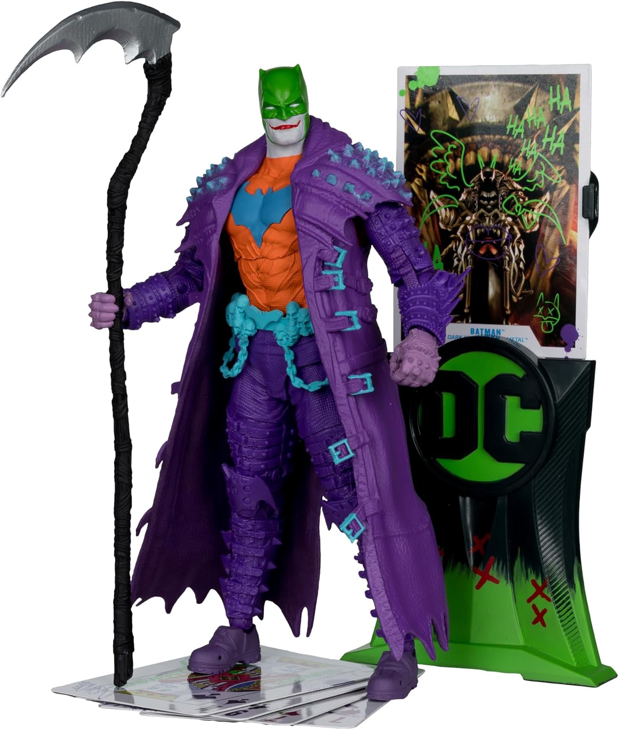DC Multiverse Batman (Dark Nights: Death Metal) Jokerized Gold Label 7in Action Figure McFarlane Toys