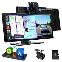 LAMTTO Wireless CarPlay Android Auto Display 10,25 Pollici Schermo per Auto Car Play