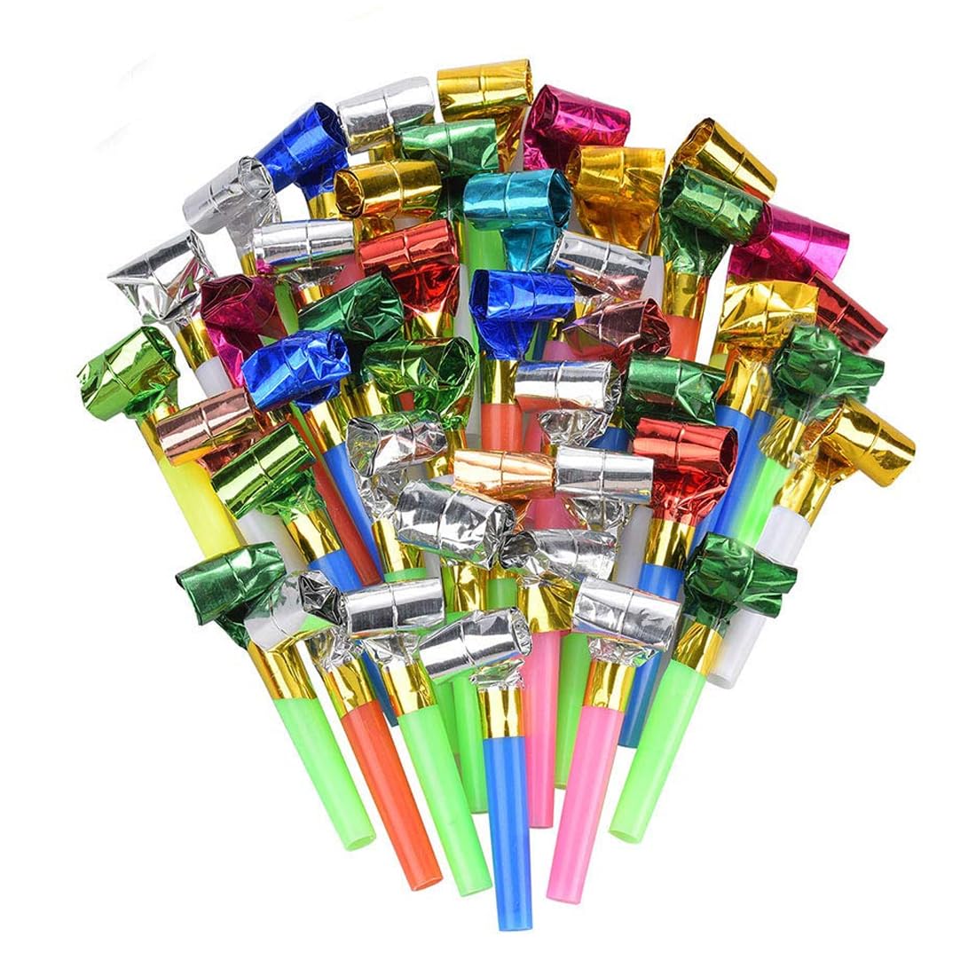 Lot De 20 Trompettes Sifflet De Luxe Pour Fêtes - Langues Sonores Pour Anniversaire, Carnaval, Enfants Et Adultes