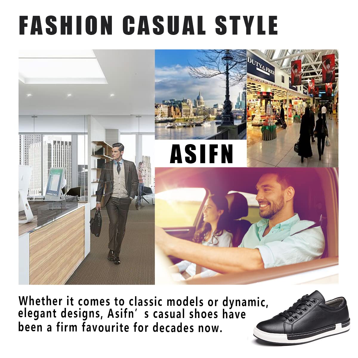 Hommes Casual Cuir Skateboard Fashion Chaussures Dentelle Talons Hauts Chaussures Antidérapantes Business Fashion Floor Comfort Sneakers