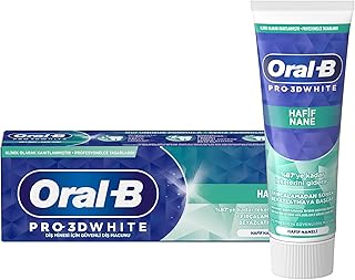 Oral-B Pro 3D White Hafif Nane Diş Macunu 75 ml