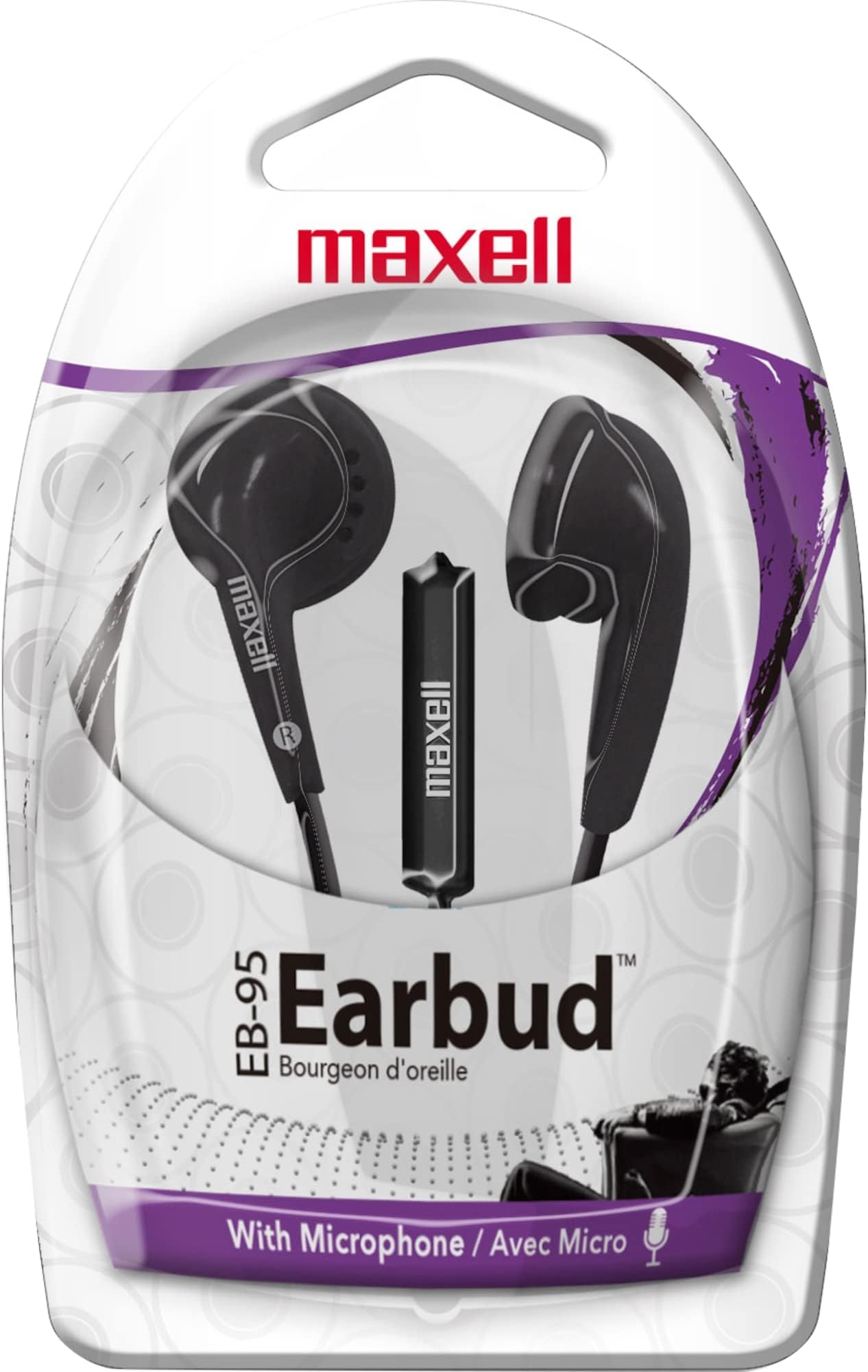 Amazon.com: Maxell – 199846, Wired Earbuds with Lightweight On-Ear ...
