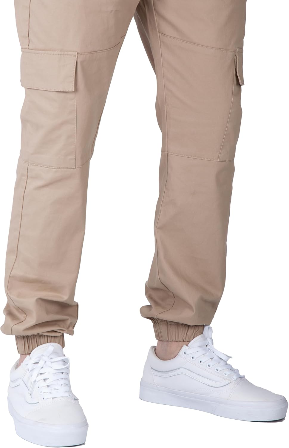 ITALYMORN Stretch Cargo Joggers for Men Elastic Waist Casual Pants Athletic Fit for Everyday Wear