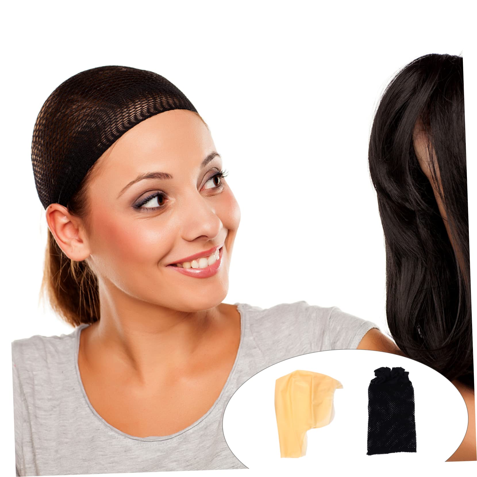 Ipetboom 4Pcs Latex Bald Caps for Cosplay and Performance Realistic Wig Caps for Adults Comfortable Stretchy Material for Halloween and Costume Events