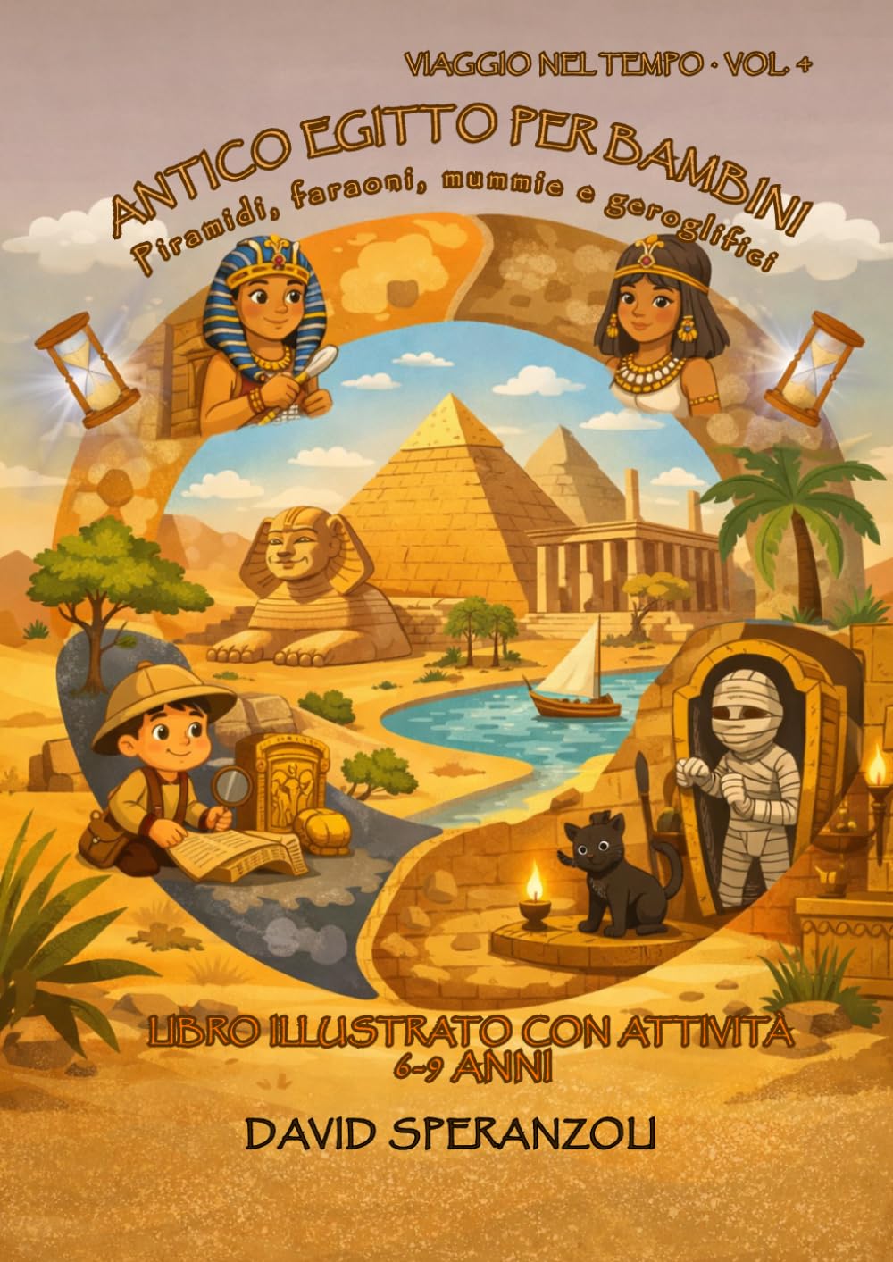 Antico Egitto per bambini: Piramidi, faraoni, mummie e geroglifici (VIAGGIO NEL TEMPO PER BAMBINI)
