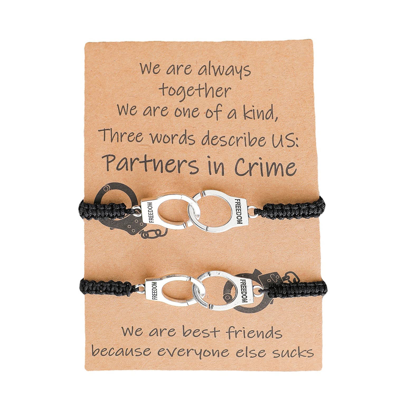 tenghong2021 Friendship Handcuff Bracelets Best Friend Birthday Gifts Matching Long Distance Bracelet for Teen Girls Sister…, adjustable, Alloy, no gemstone (B099DBMS3Q) Amazon Price History, Amazon Price Tracker