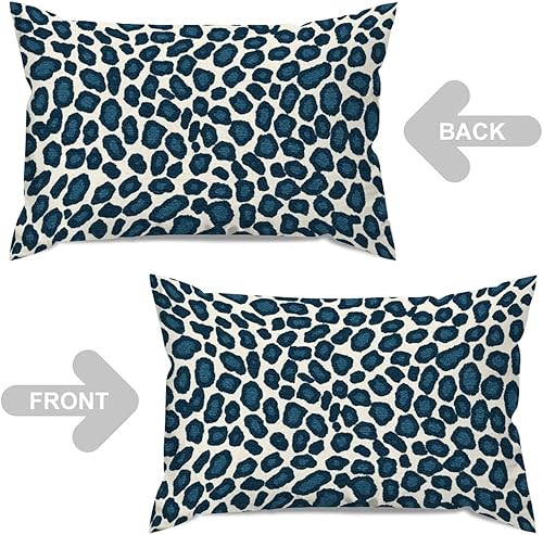 Vista 517 de Funda de cojín con estampado de guepardo rosa intenso, cojín cuadrado con estampado de animales fucsia, funda de almohada decorativa para el hogar