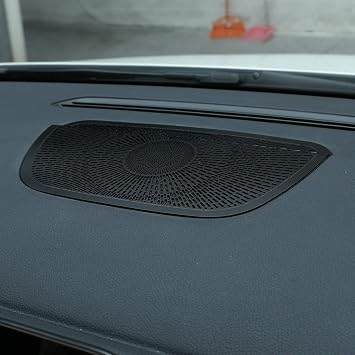 Car Accessories for Mercedes-Benz B-Class B Class W247 B200 2019-2020 Aluminum Alloy Black Car Dashboard Speaker Cover Trim for SHIFENG