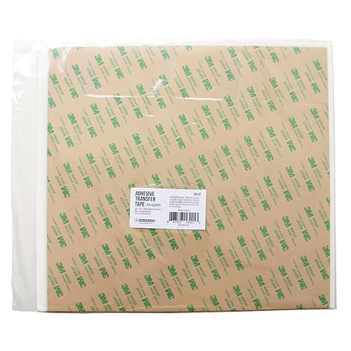 Miniatura 3 de Gizmo Dorks 3M 468MP - Hojas de cinta adhesiva de transferencia de doble cara de 10 x 10 pulgadas (paquete de 5)