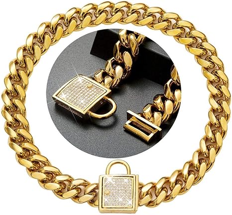 dog gold chain amazon