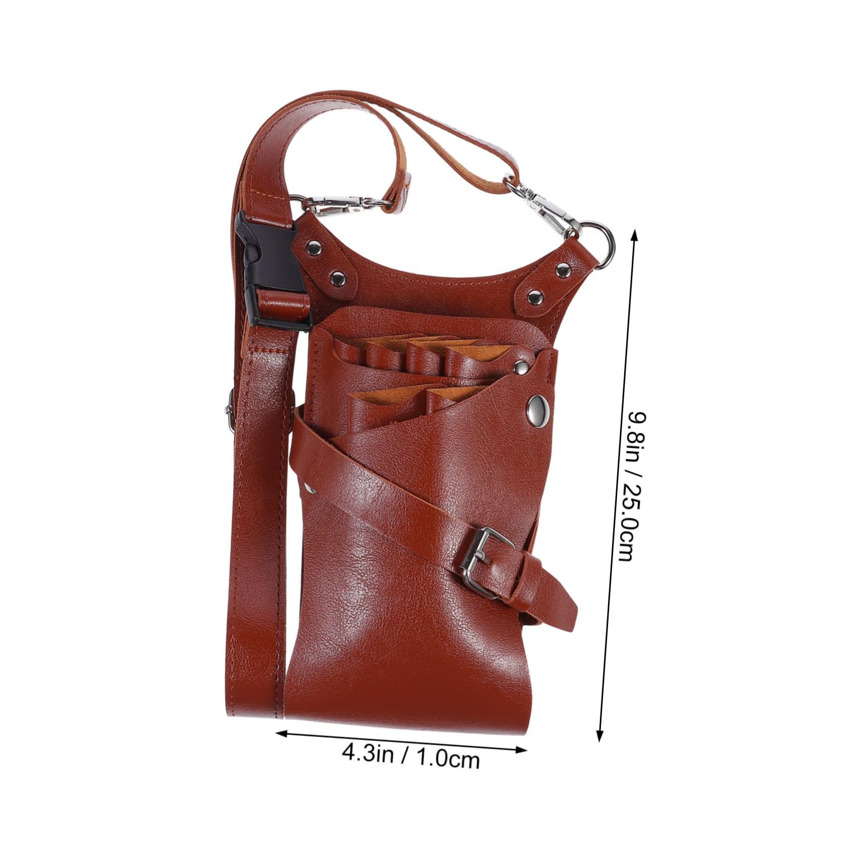 Baluue Professional Hair Shears Barber Kit Salon Supplies Haircut Kit Hairdresser Bag