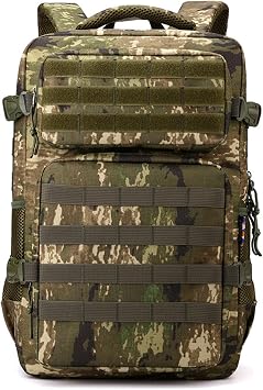 35L Tactical Backpacks Molle Black Backpack Motorcycle Backpack Yellow camouflage Tactical