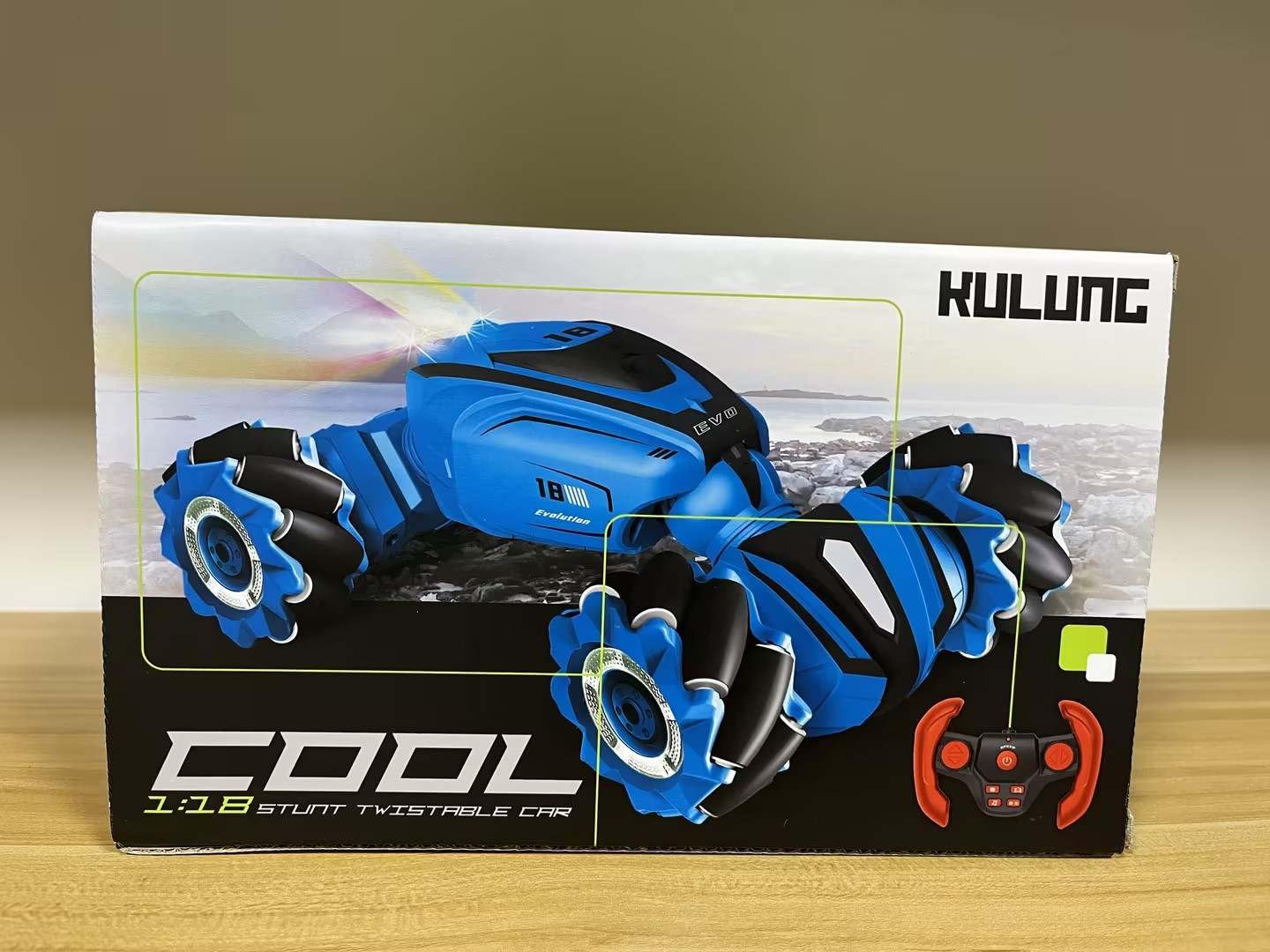 KULUNG High Speed Transformable Electric Stunt Cars, 360° flip and Drifts, Gesture Sensor Control, 2.4GHZ 4WD Rechargeable RC, Offroad and Indoor car, Toys for Kids 6+