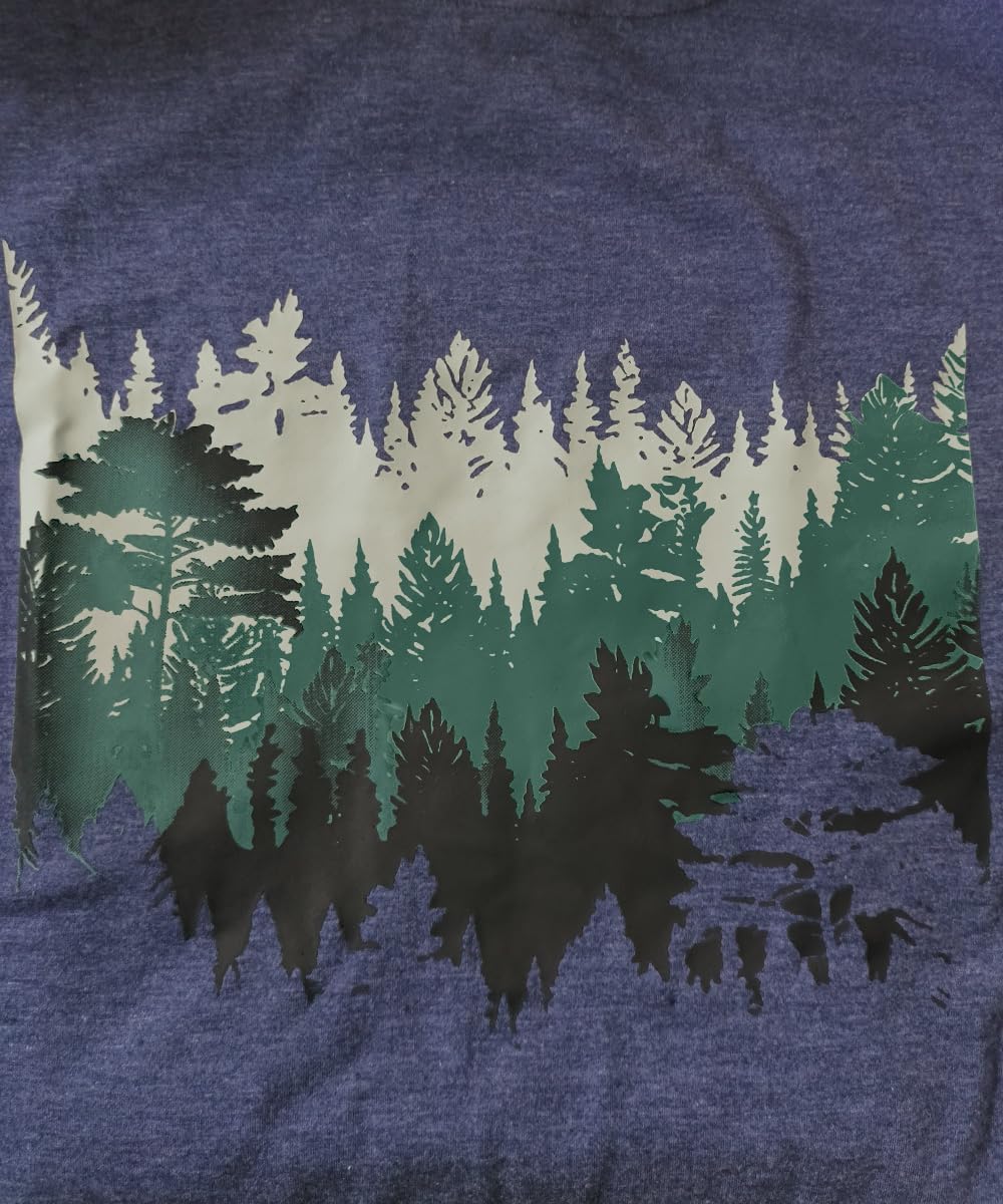 Hiking Shirt for Women Funny Nature Sunrise Graphic Mountain T Shirt Summer Casual Workout Short Sleeve Adventure Tees - Image 6