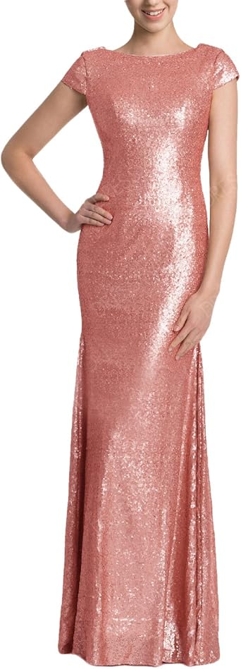 sequin evening gowns