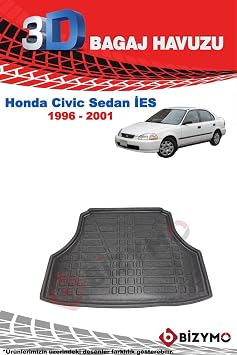 bizymo Honda Civic Sedan ies 1996-2001 3D Luggage Pool
