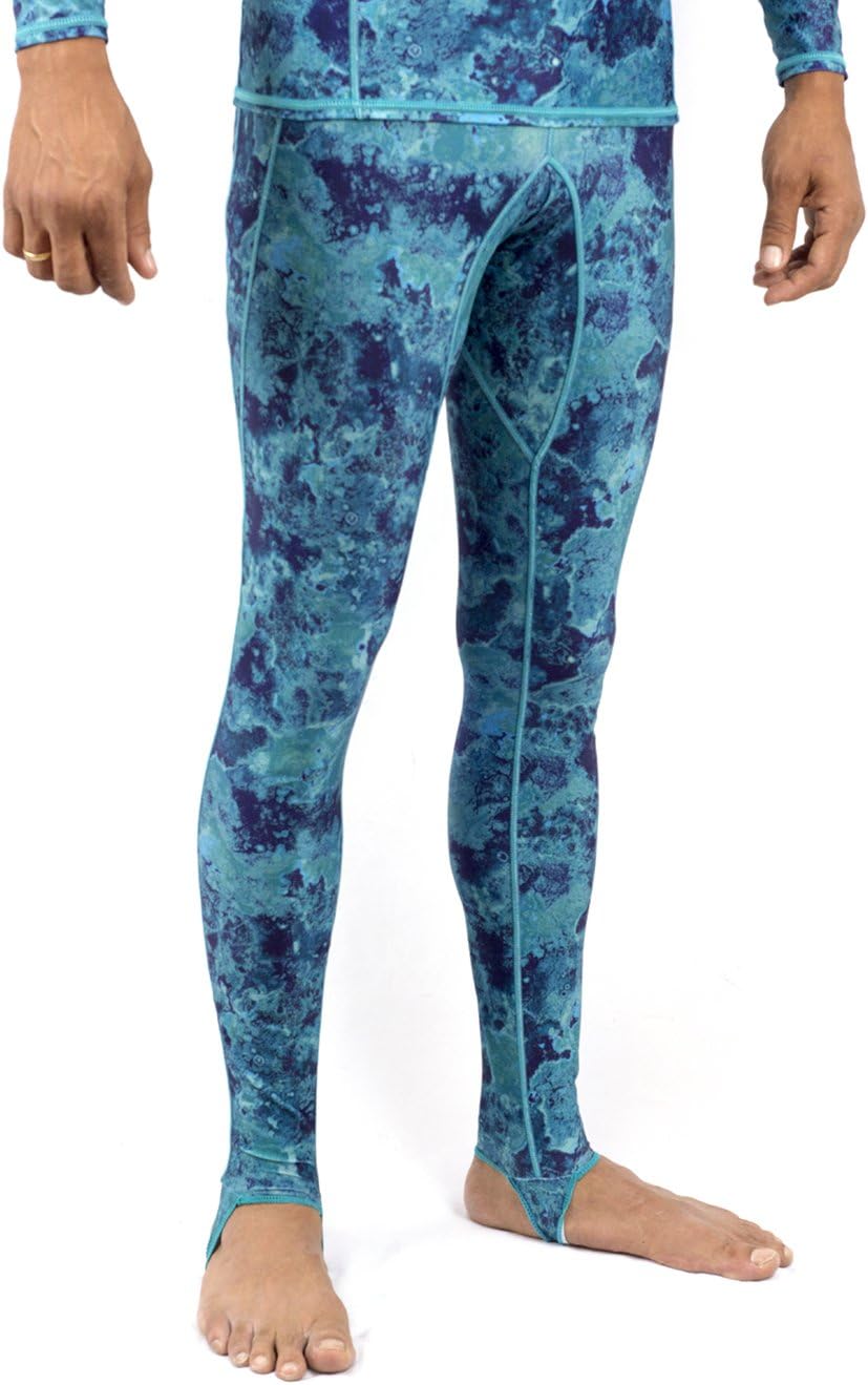Men's Rash Guard CAMO Lycra Pants Snorkeling Swimming Freediving Spearfishing