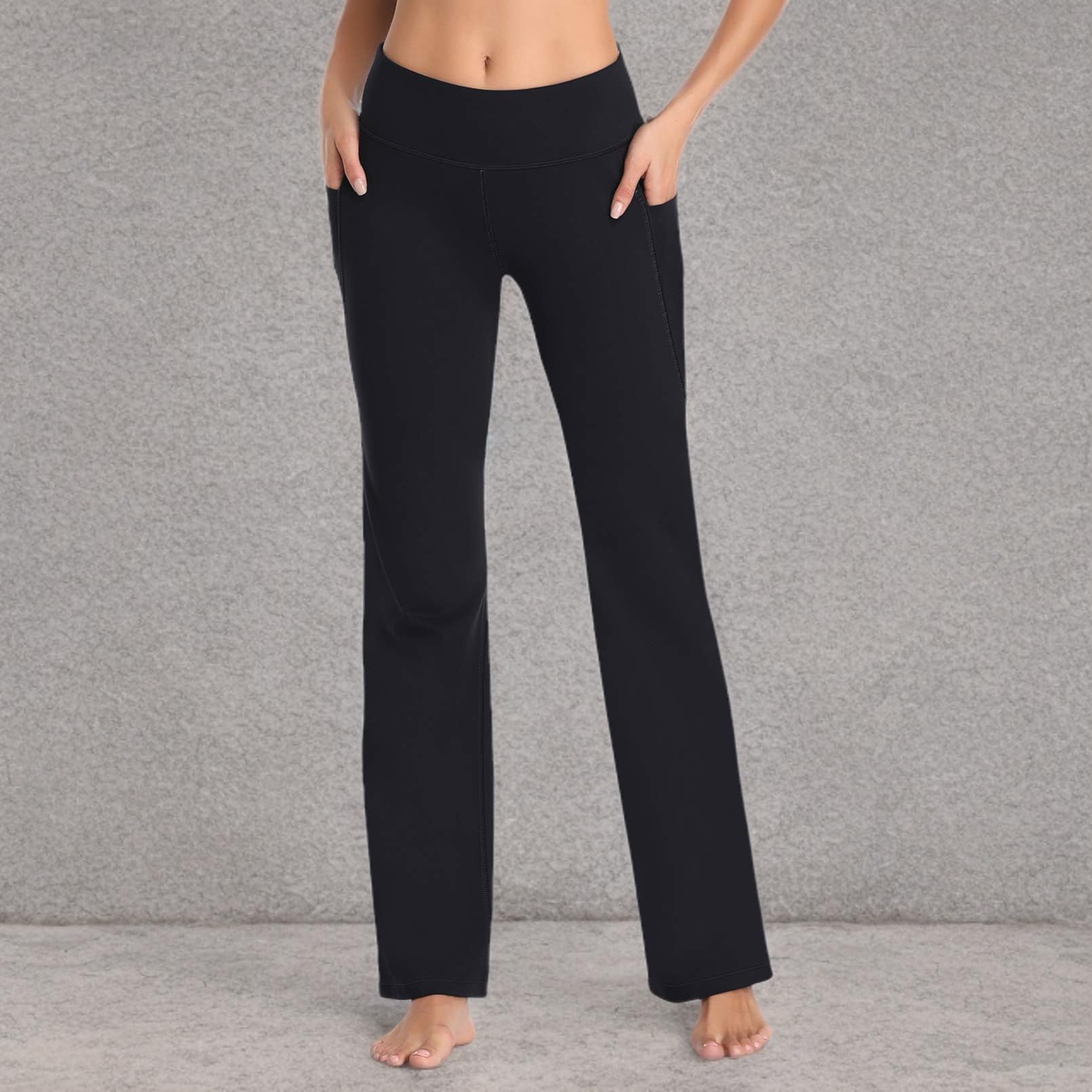 HISKYWIN Pantalones de Yoga Holgados para Mujer