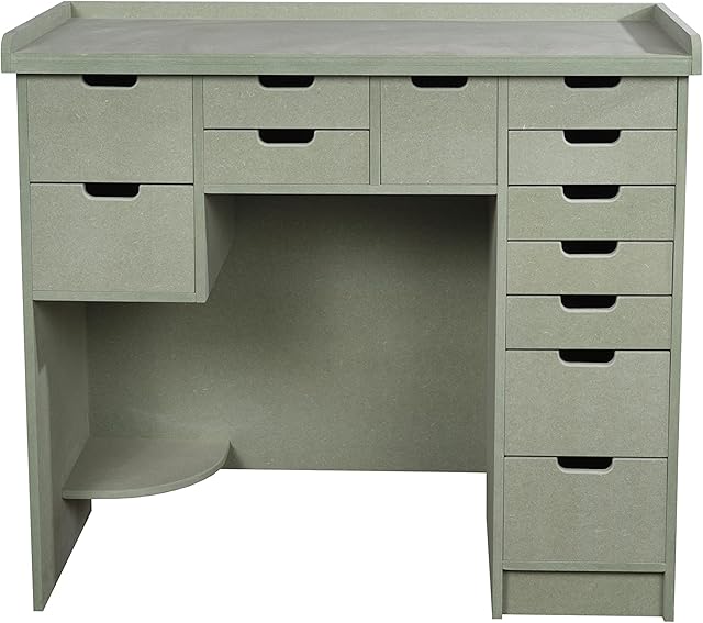 Jewellers Workbench, Nanofex Craftsman Workstation, Craft Table - Multiple surface option available (18mm UniMDF (moisture resistant))