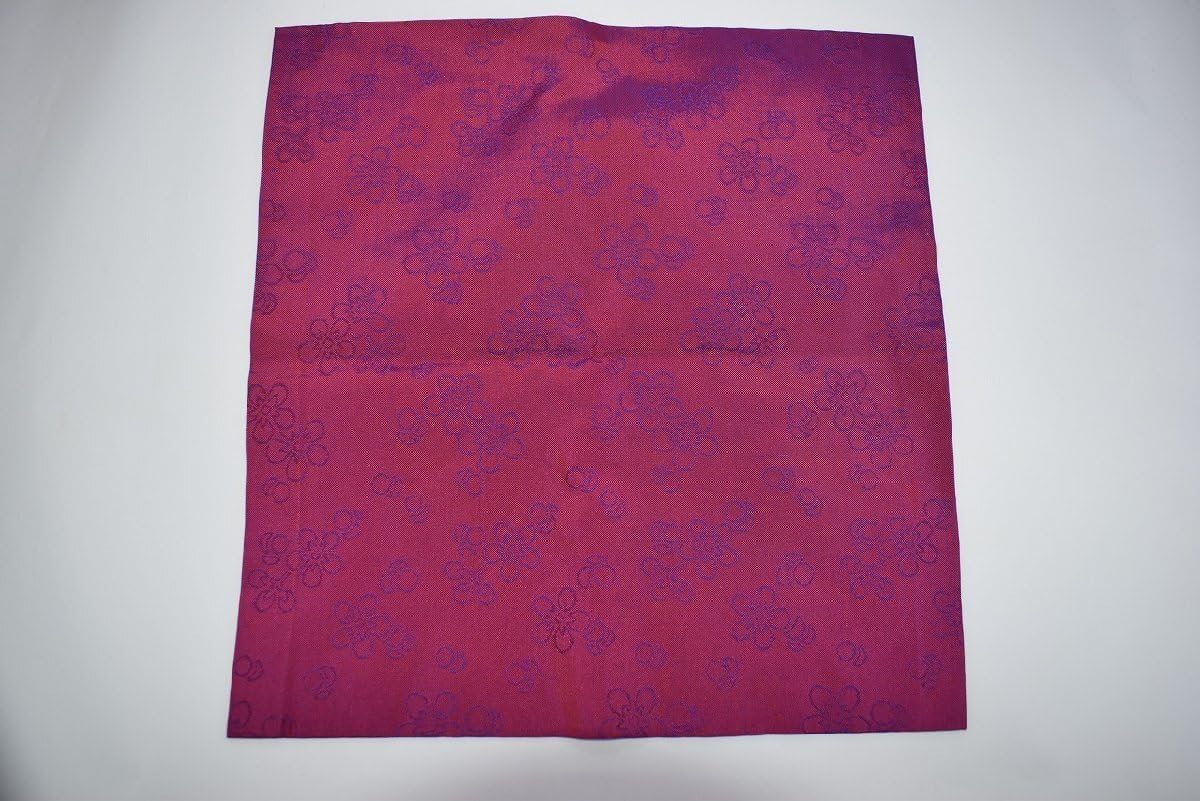 徳斎 ふくさ 帛紗 塩瀬地 極上 朱 表千家 シルク