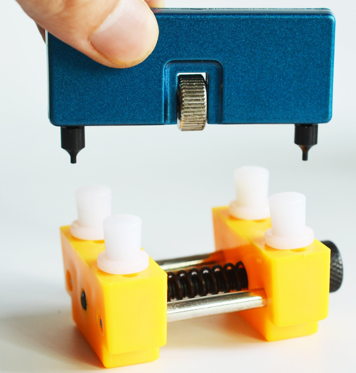 OTOOLWORLD Watch Case Back Opener Repair Remover Holder Tool and Remover Repair Watch Open Adjustable Tool Opener Back Case Press Closer Watchmaker Tool