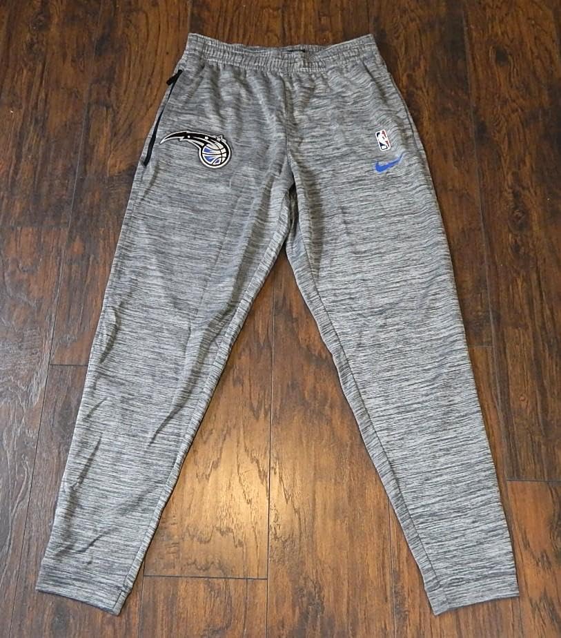 Orlando Magic NBA Nike Dry Dri-Fit Warm Up Pants Size XL Tall Heather Gray New - Game Used NBA Pants