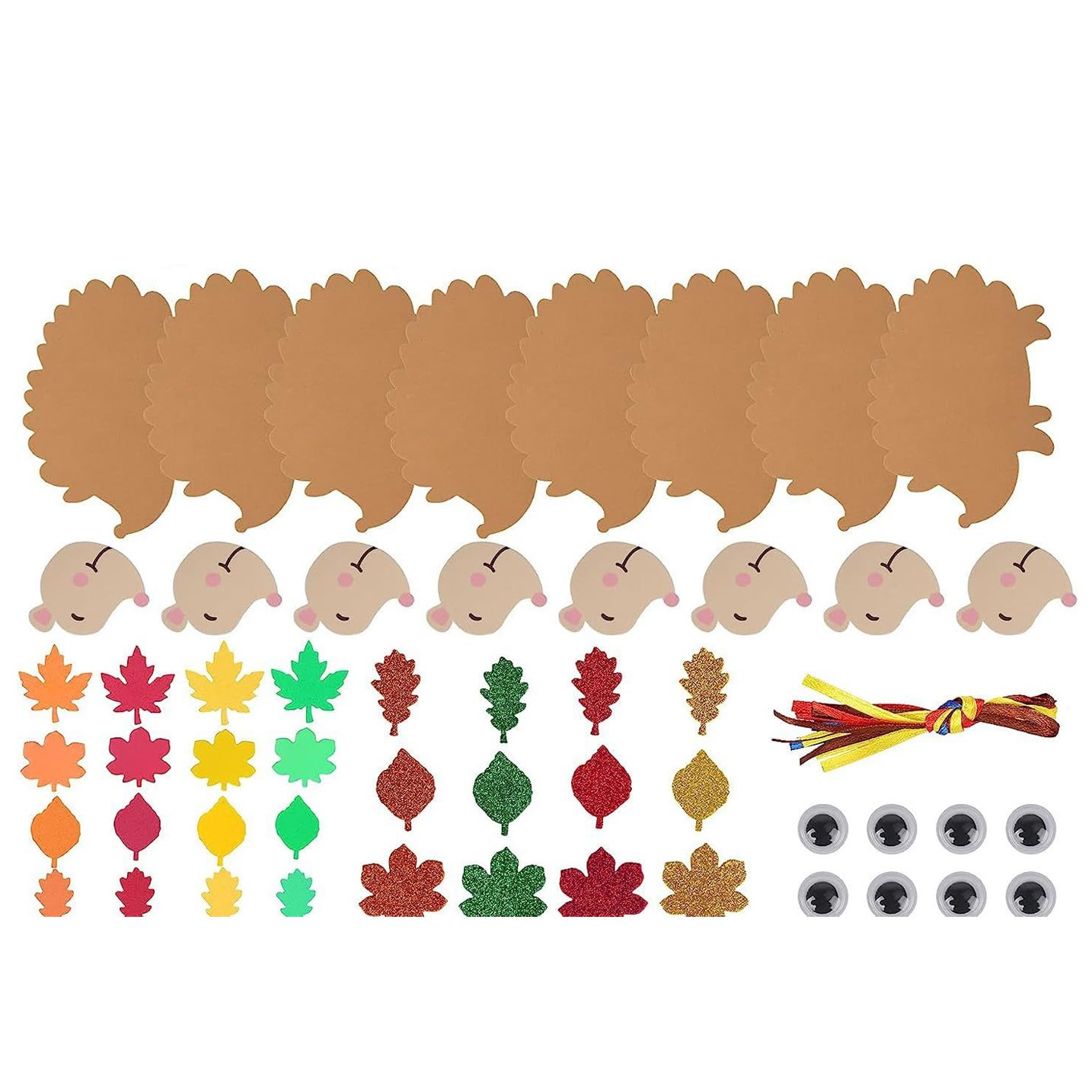 Felt Hedgehogs Craft for Fall Festival Decorations, Children ' s Room Accessories Autumn Felt Hedgehogs Decoration