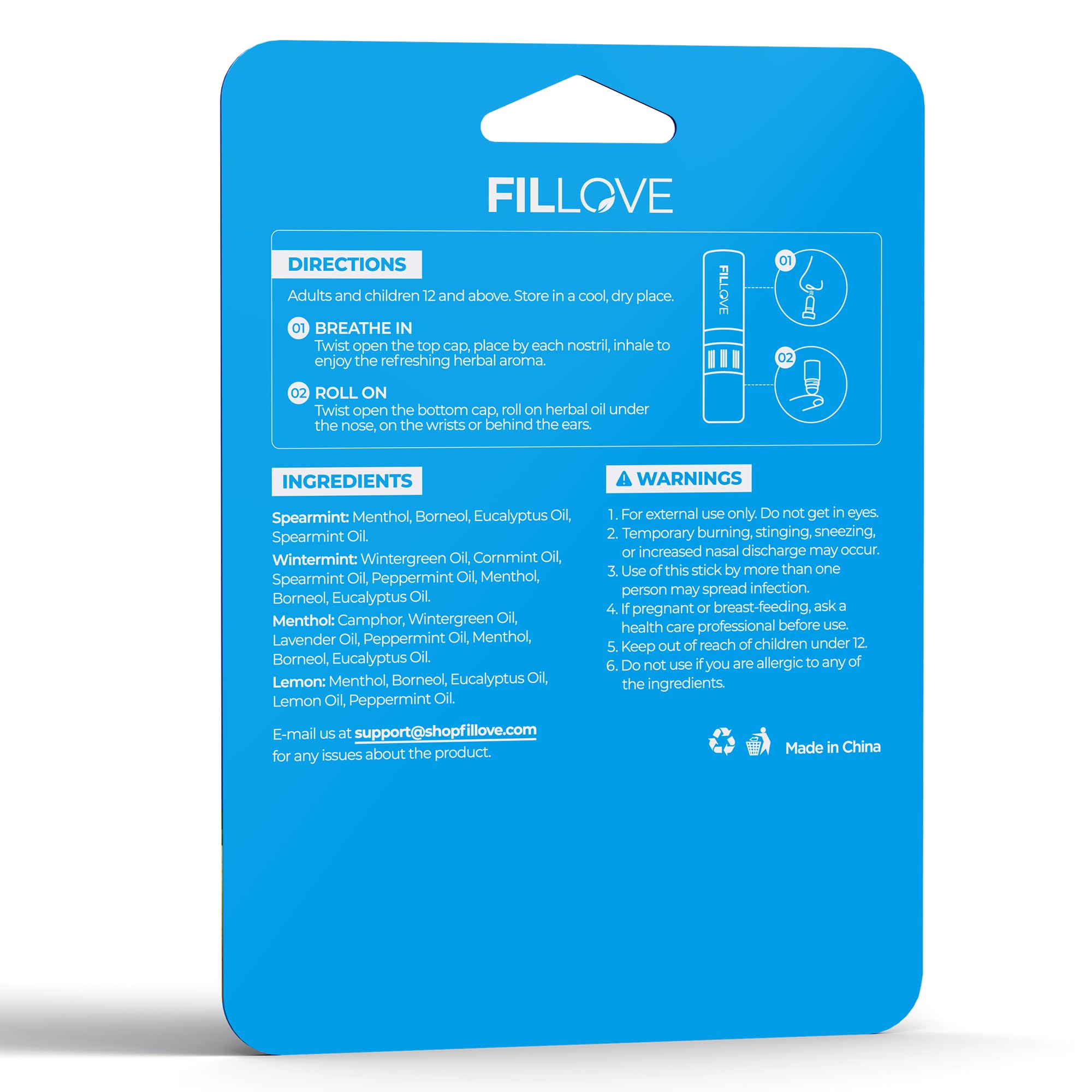 FILLOVE 1s Fast Nausea Relief Nasal Stick with 2-in-1 Motion Sickness Ease, 100% Natural Essential Oils for Pregnant Women, Non-Drowsy Travel Essentials & Cruise Essentials for Car, Airplane — Amazon image 7