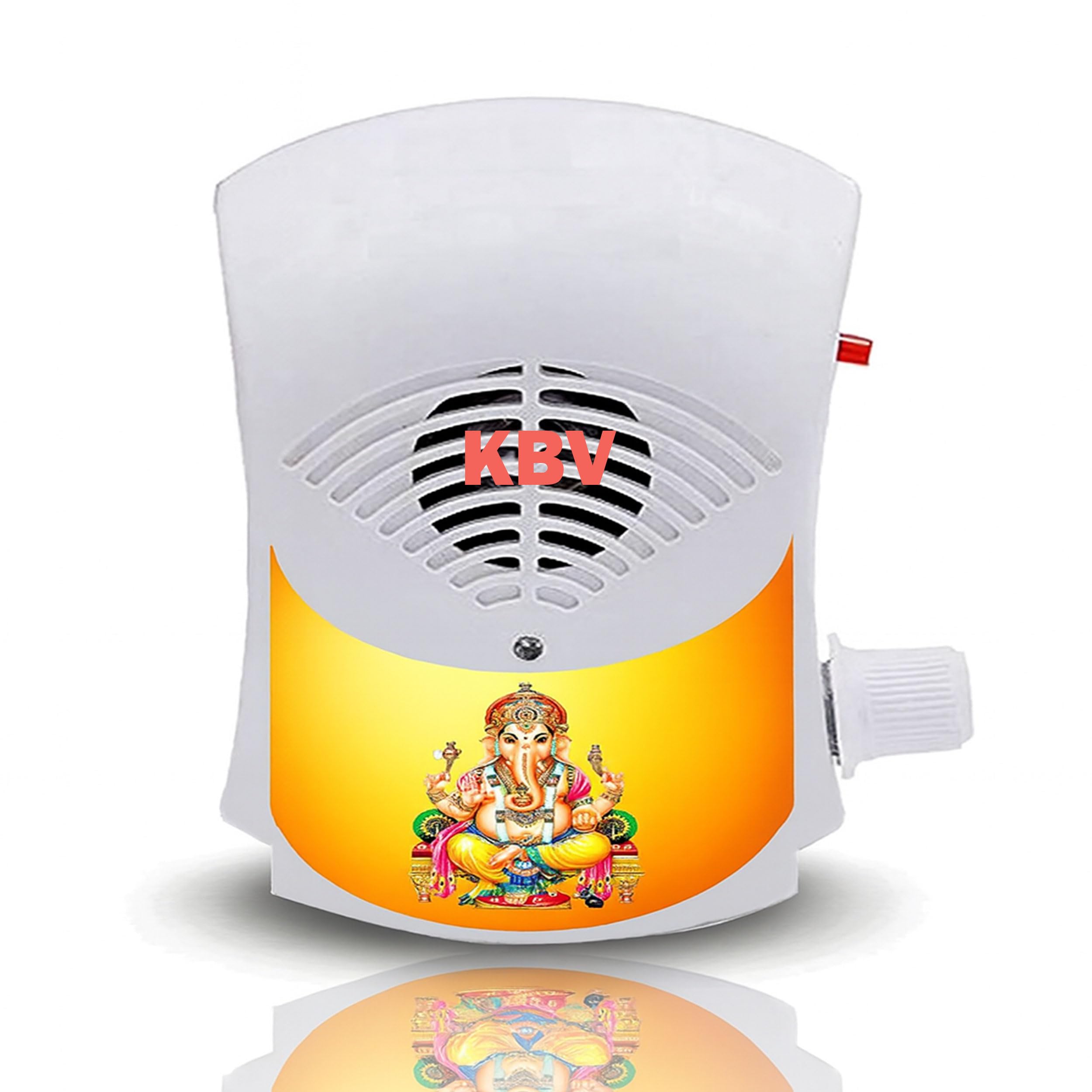 KBV Gayatri Mantra | Maha Mritunjaya Mantra | Ganesh Mantra | Hanuman Mantra | Krishna Mantra | Ram Mantra Chanting Device, Mantra Chanting Box, Akhand Jaap Chant for Home and Office (White)