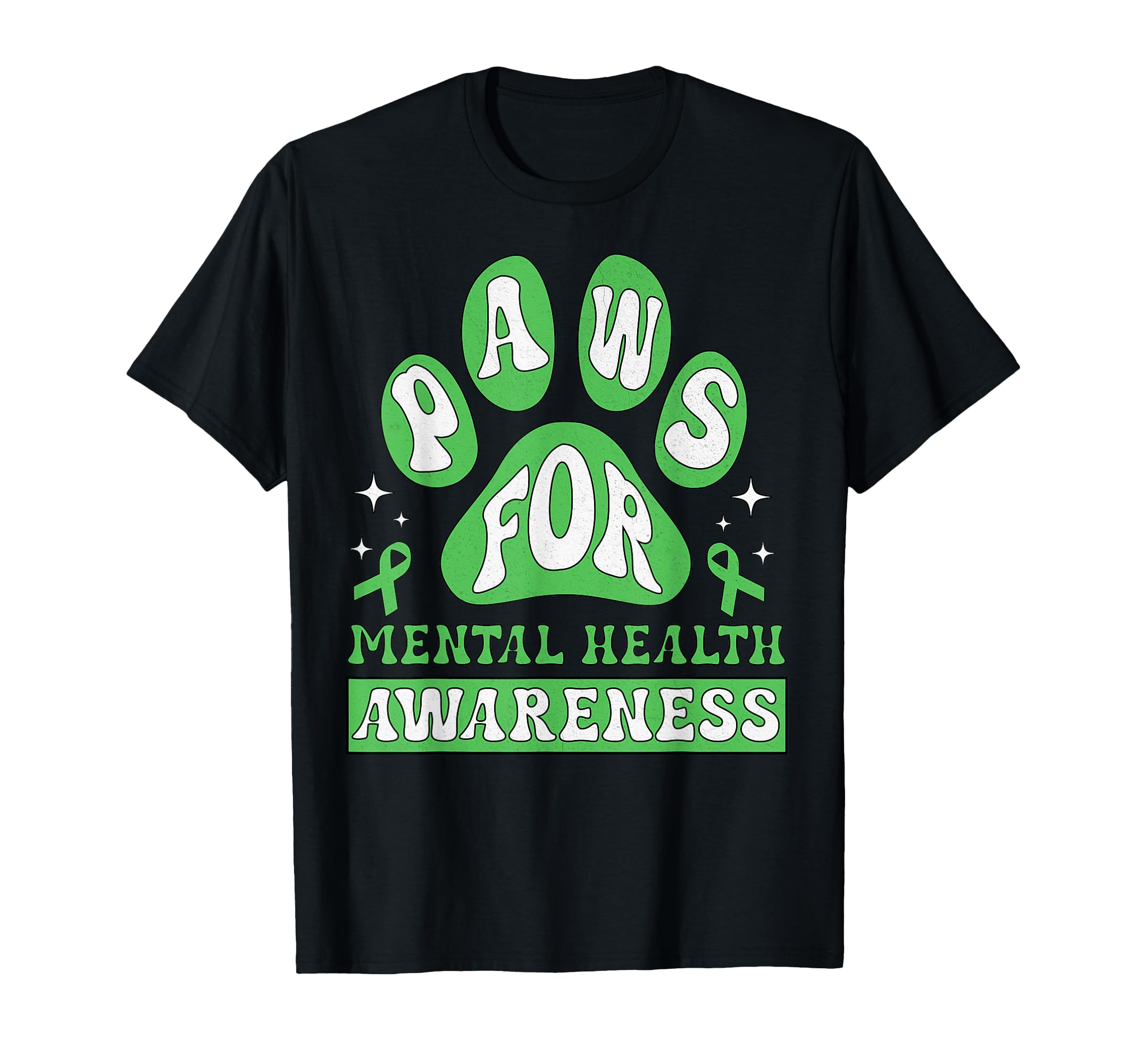 Vintage Mental Health Awareness Month Dog PAUSE ...