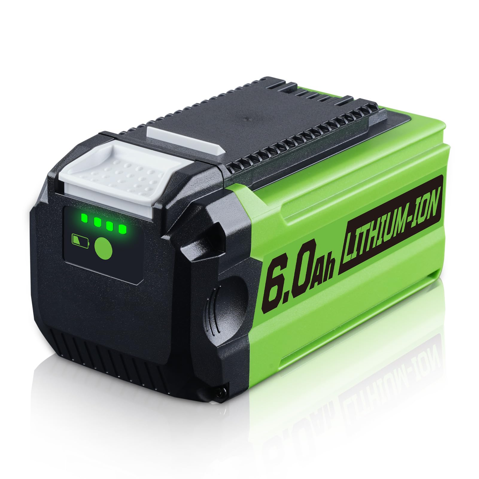 6.0Ah 1Pack 29462 29472 Lithium 40V Battery Replacement Compatible with Greenworks 40V 24282 20312 24252 21332 25322 20672 G-Max Cordless Power Tools