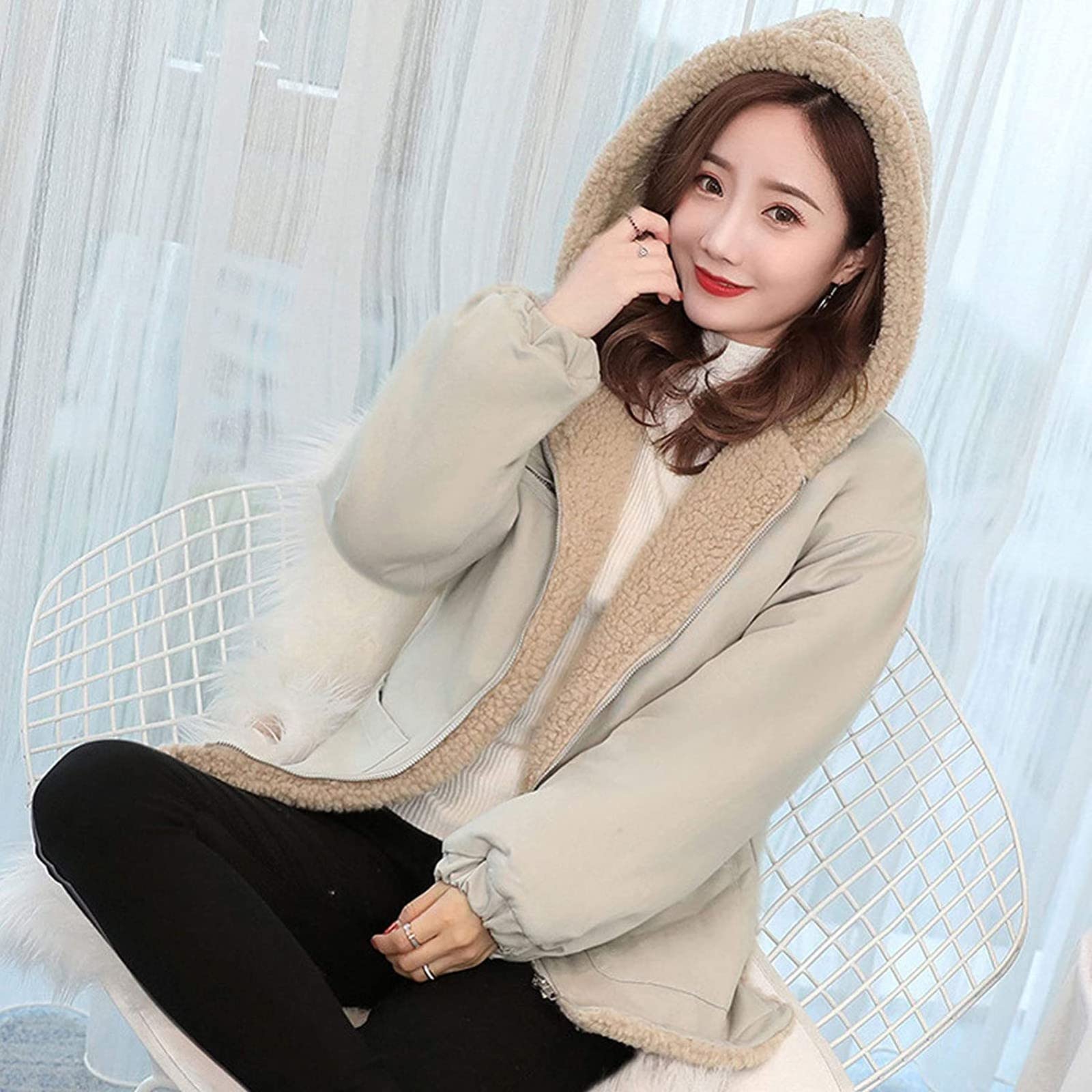 Manteau Maternité Hiver - Veste Portage Bébé Amovible - Chaud Et élégant - Pour Grossesse Et Portage - Marron - 9