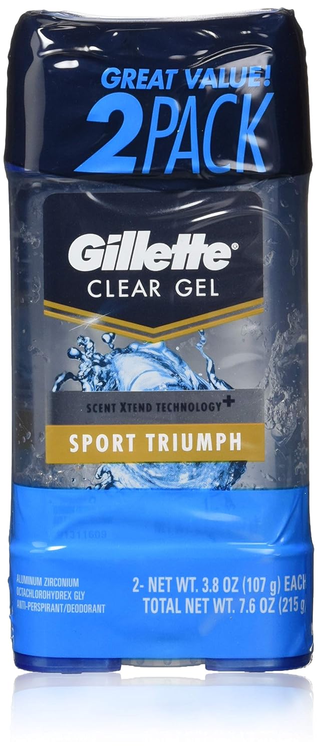 Gillette Clear Gel Sport Triumph Antiperspirant and