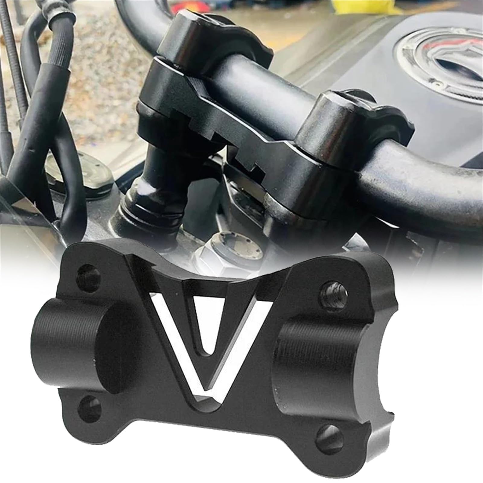 Finir le mal de dos en rehausseur de guidon CB500X