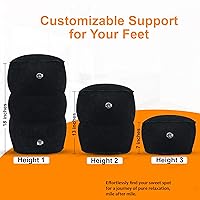 Vista 2 de Almohada inflable para reposapiés para viajes en avión - Reposapiernas ajustable para vuelos largos, extensor de asiento de avión para bebé/niño