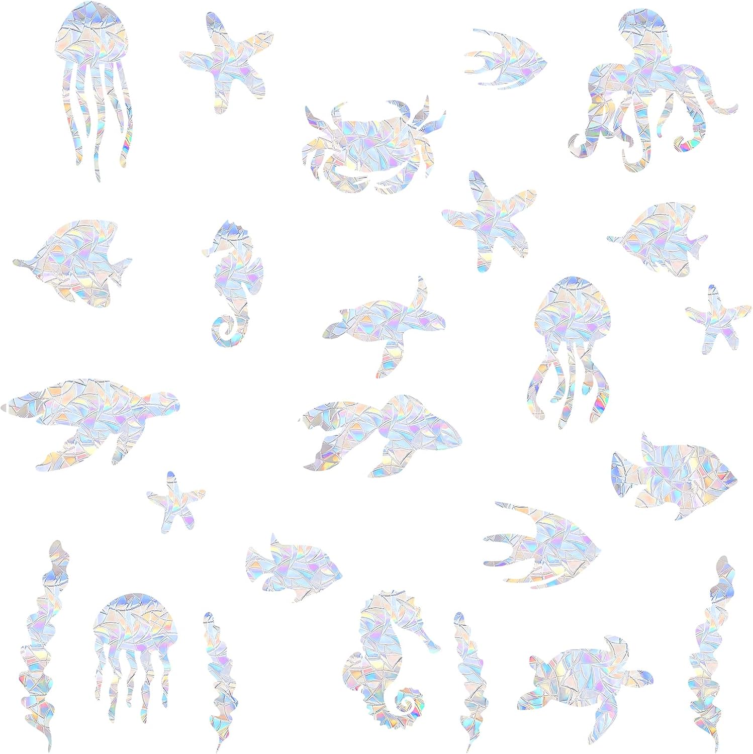 Sea Animal Window Clings Static Cling Ocean Animal Window