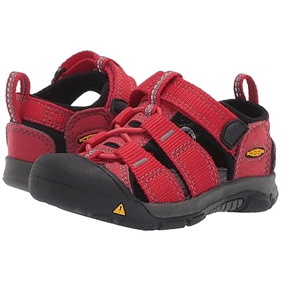 KEEN Kids Newport H2 (Toddler) Kids Shoes Ribbon Red/Gargoyle 1