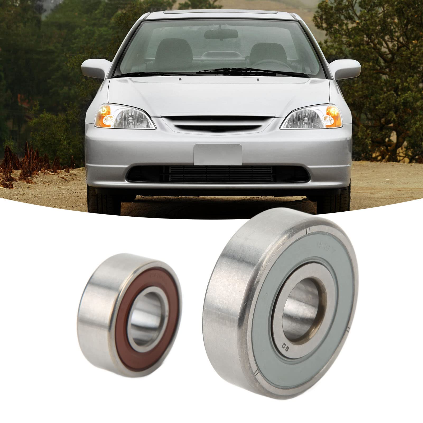 Kit de Cojinete Alternador, Rodamiento de Bolas Alternador 949100‑5010 Aleación de Aluminio para Alternadores