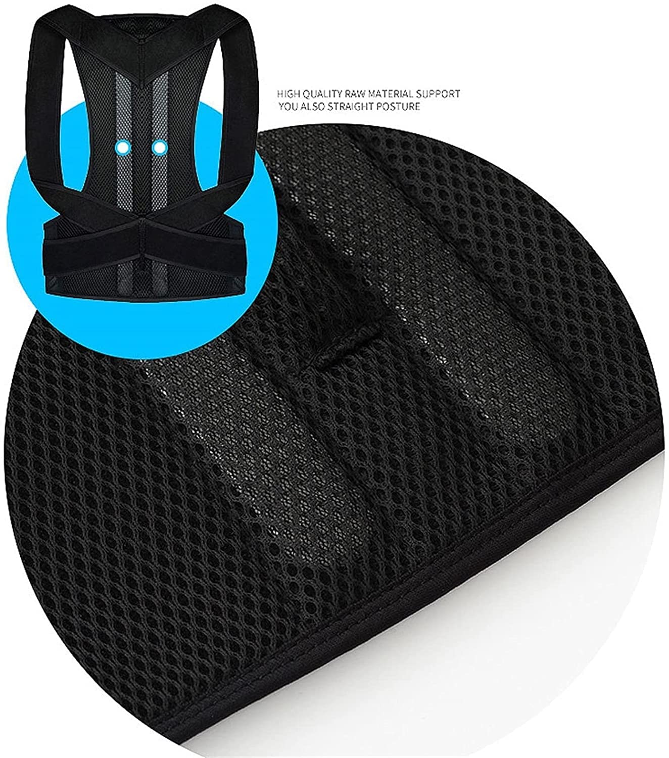 Corrector de Joroba para Hombres y Mujeres, Soporte de clavícula, enderezador de Espalda, Faja Lumbar para cinturón de protección.