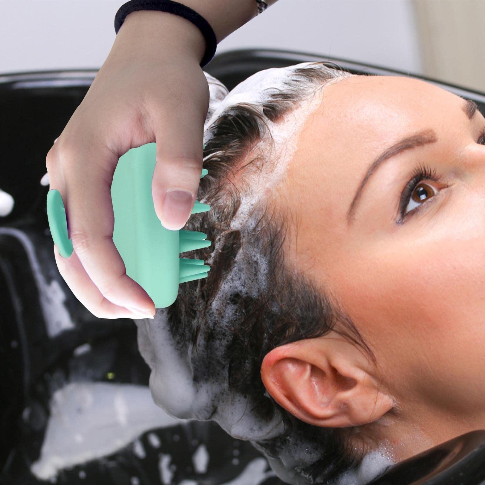 Amazon.co.jp: ヘア スカルプ マッサージャー シャンプー ブラシ